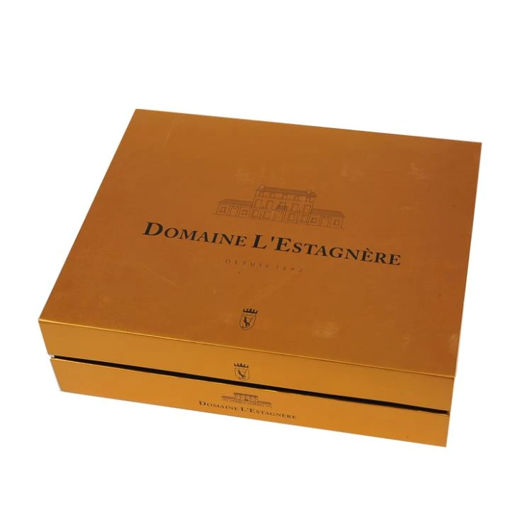 Personalised Wine box Cardboard Vintage Anniversary Wine Packaging Box